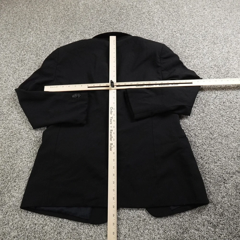 Armani Collezioni Blazer Mens 42‎ Black Wool Sport Coat Suit Top Jacket Italy
